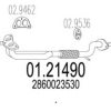 MTS 01.21490 Exhaust Pipe